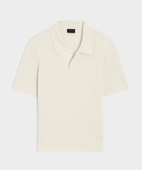Cotton-Cashmere Sweater Polo