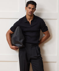 Cotton-Cashmere Sweater Polo