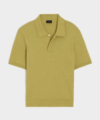 Cotton-Cashmere Sweater Polo