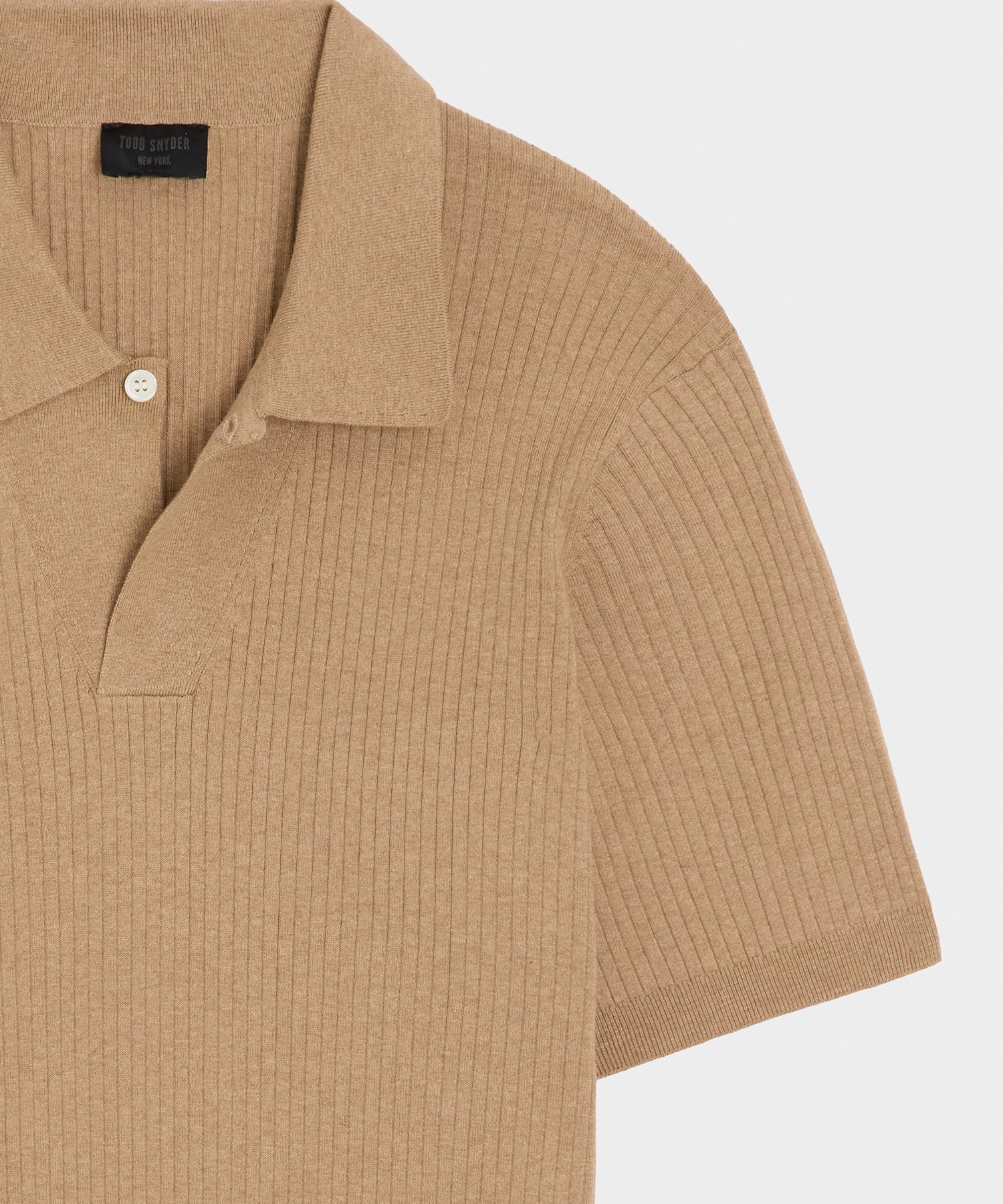 Cotton-Cashmere Sweater Polo