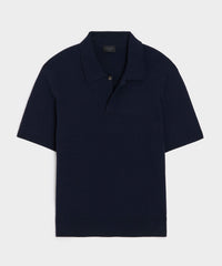 Cotton-Cashmere Sweater Polo