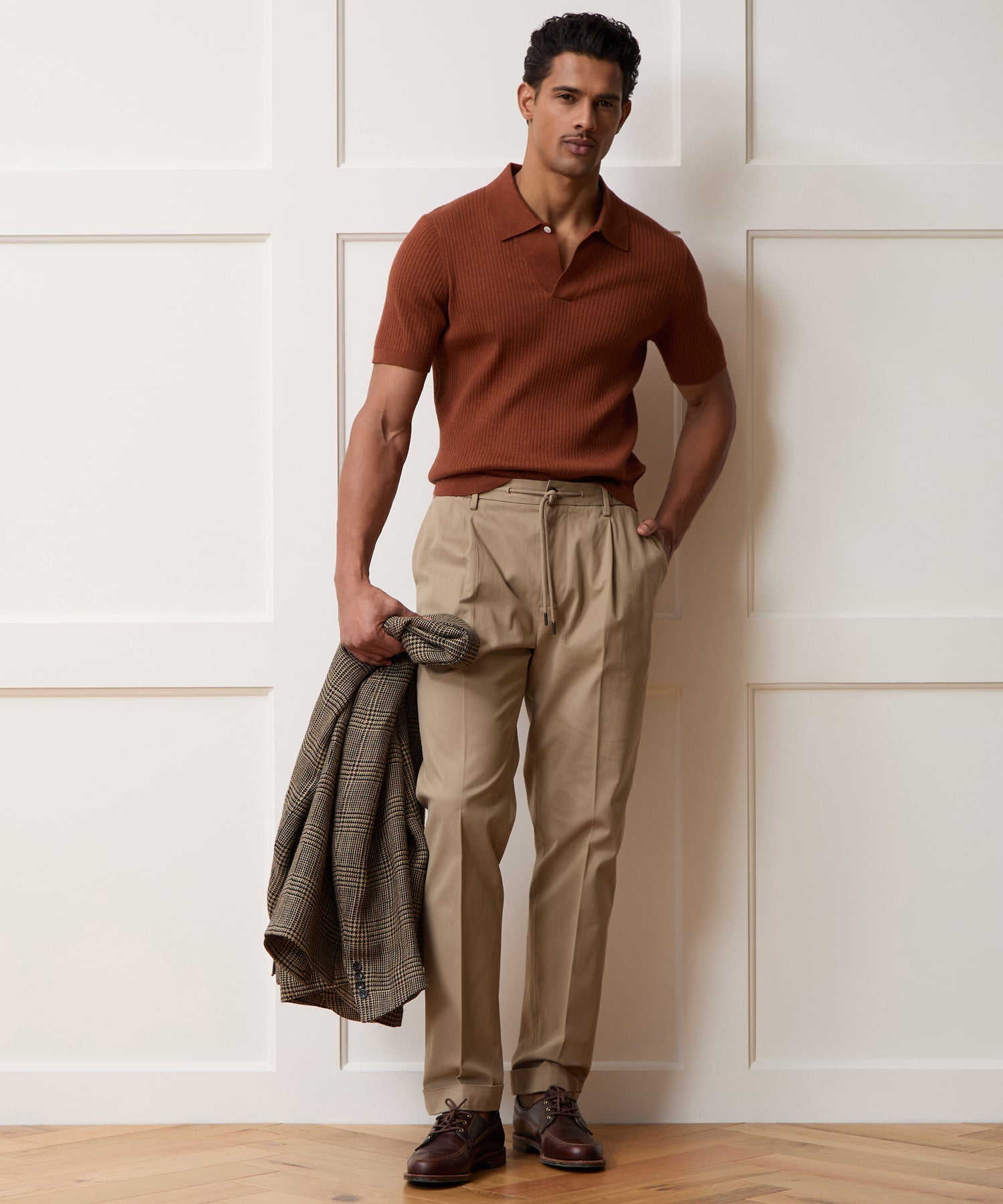 Cotton-Cashmere Sweater Polo