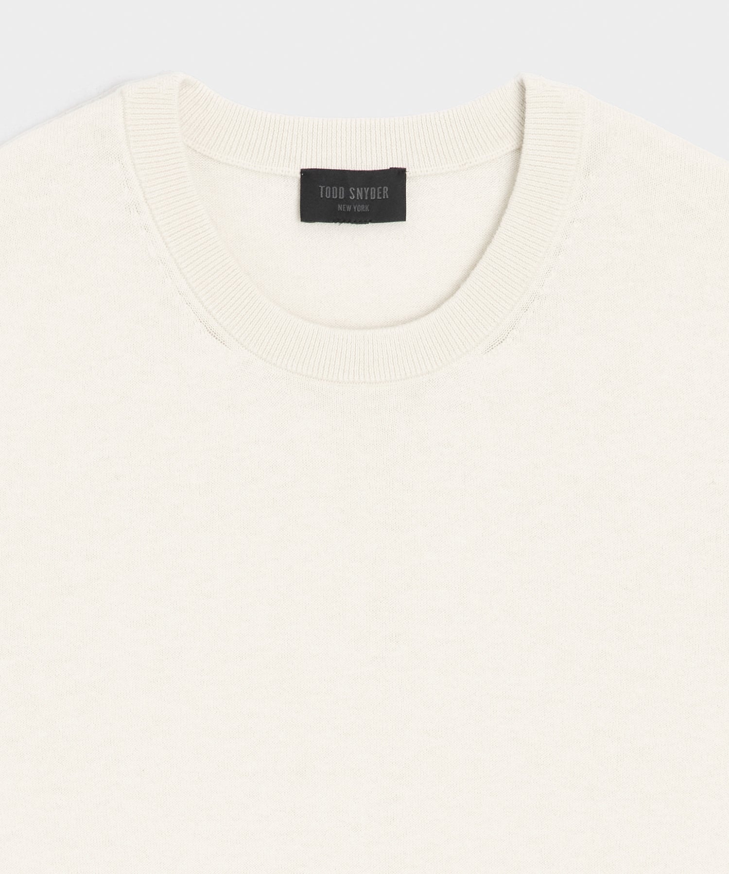 Cotton-Cashmere Sweater Tee