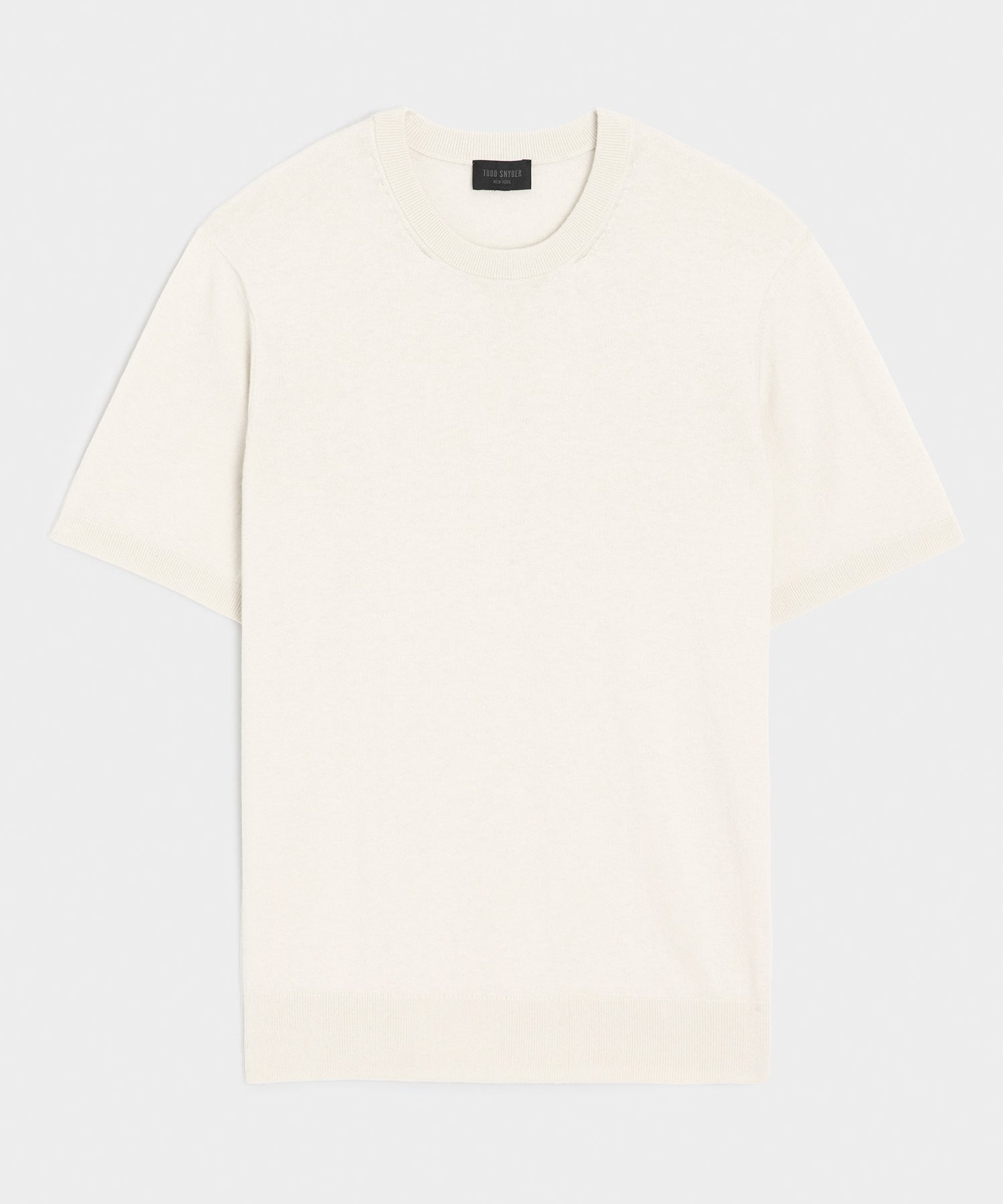 Cotton-Cashmere Sweater Tee