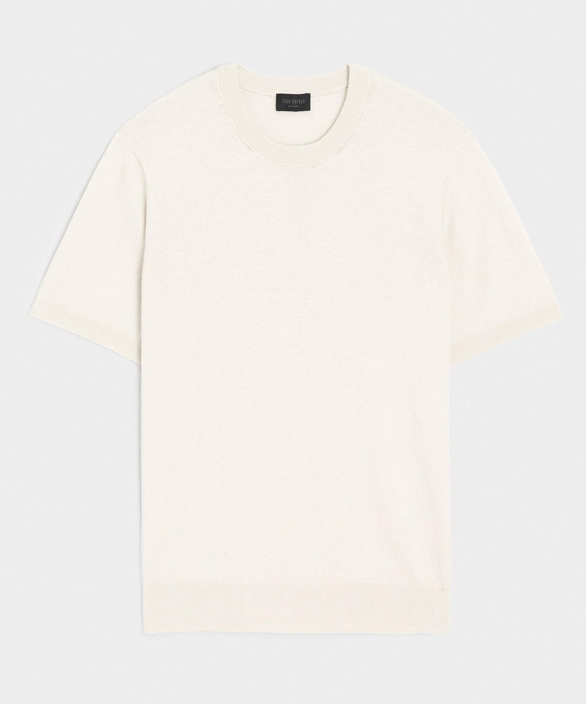 Cotton-Cashmere Sweater Tee