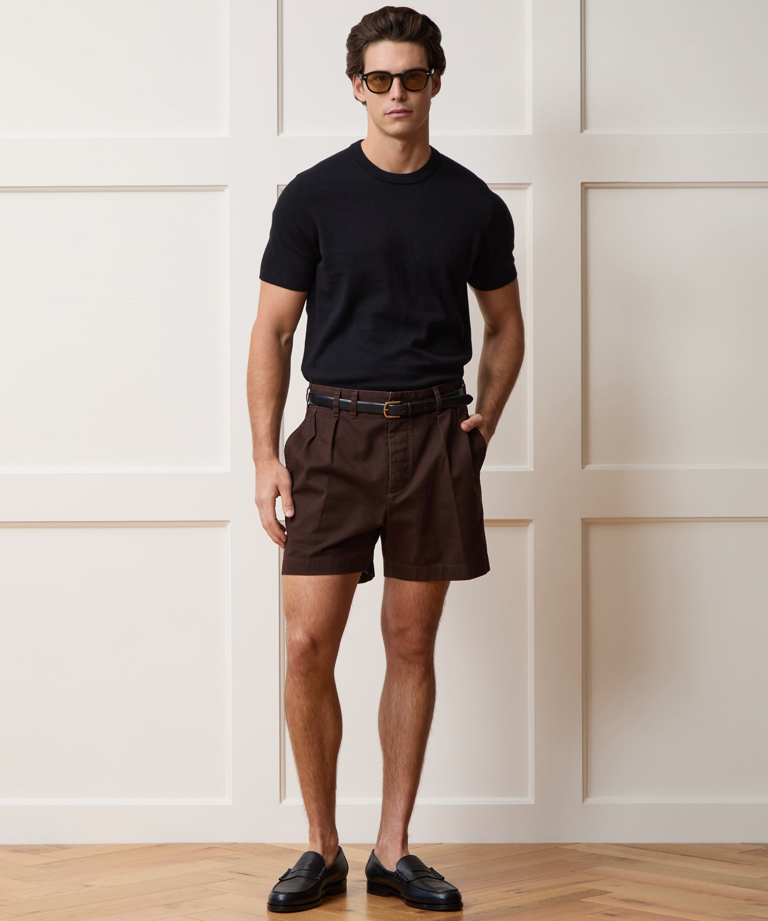 Cotton-Cashmere Sweater Tee