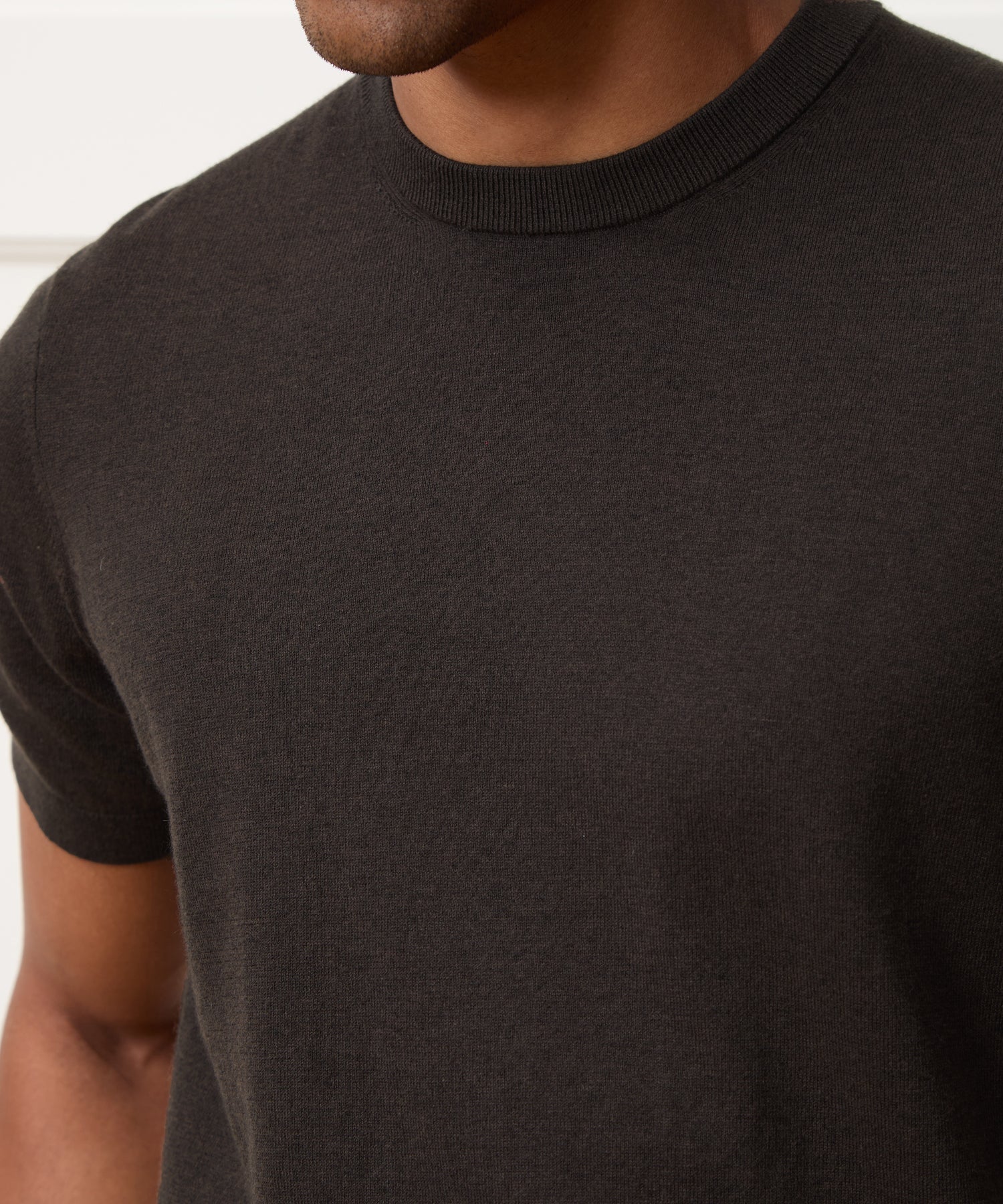 Cotton-Cashmere Sweater Tee