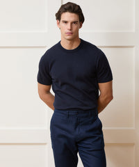 Cotton-Cashmere Sweater Tee