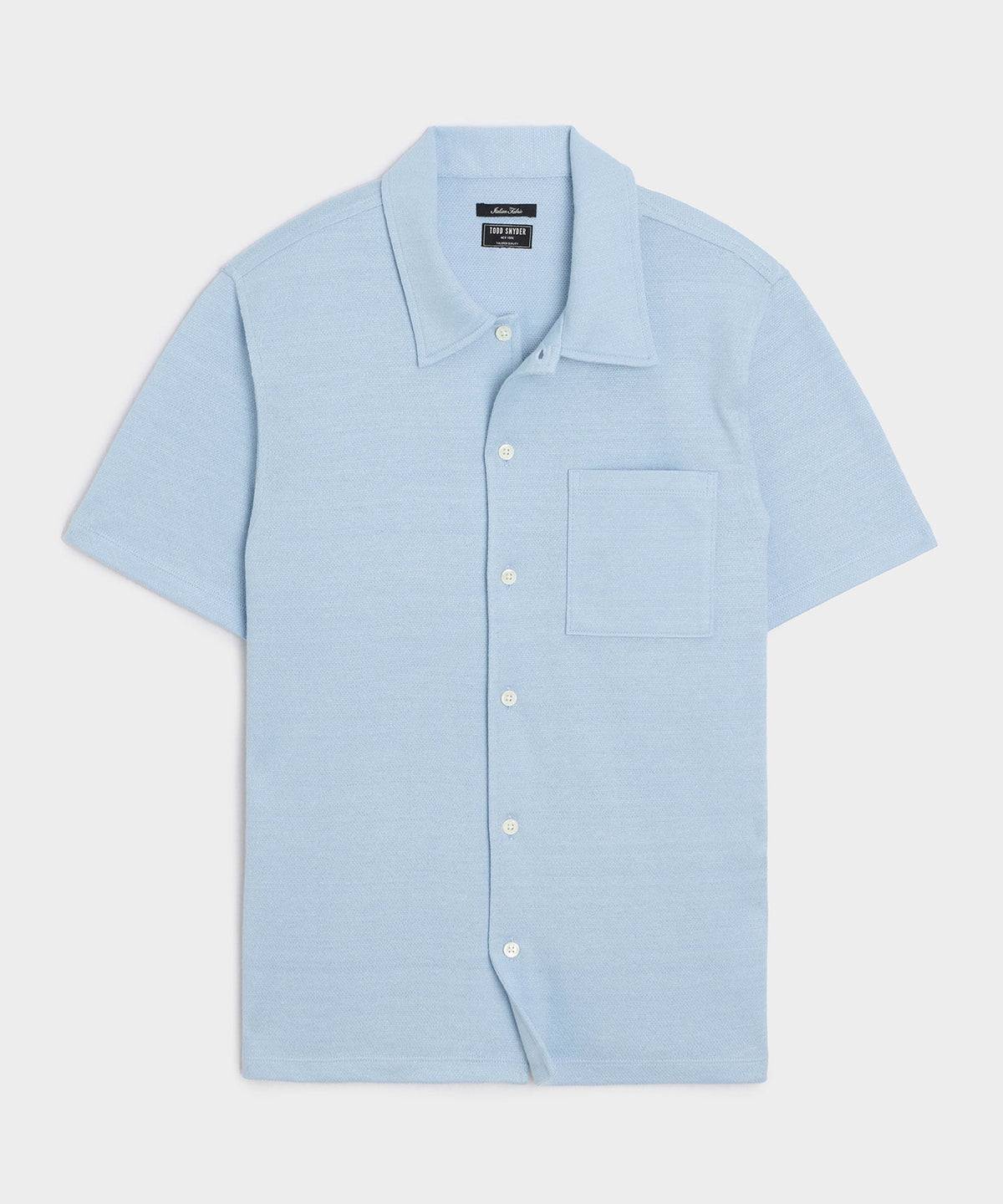 Italian Linen-Cotton Knit Shirt