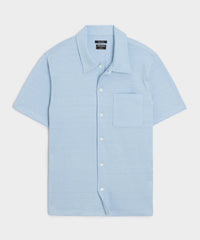 Italian Linen-Cotton Knit Shirt