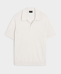 Silk-Cashmere Montauk Sweater Polo
