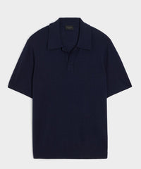 Silk-Cashmere Montauk Sweater Polo