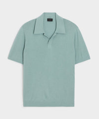 Silk-Cashmere Montauk Sweater Polo