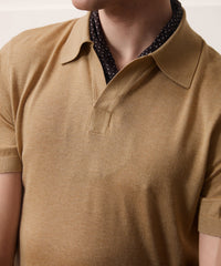 Silk-Cashmere Montauk Sweater Polo