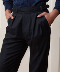Italian Flannel Gurkha Trouser