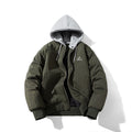 Mens Vintage Jackets Jacket Loose Baseball Suit Flight Suit Hooded