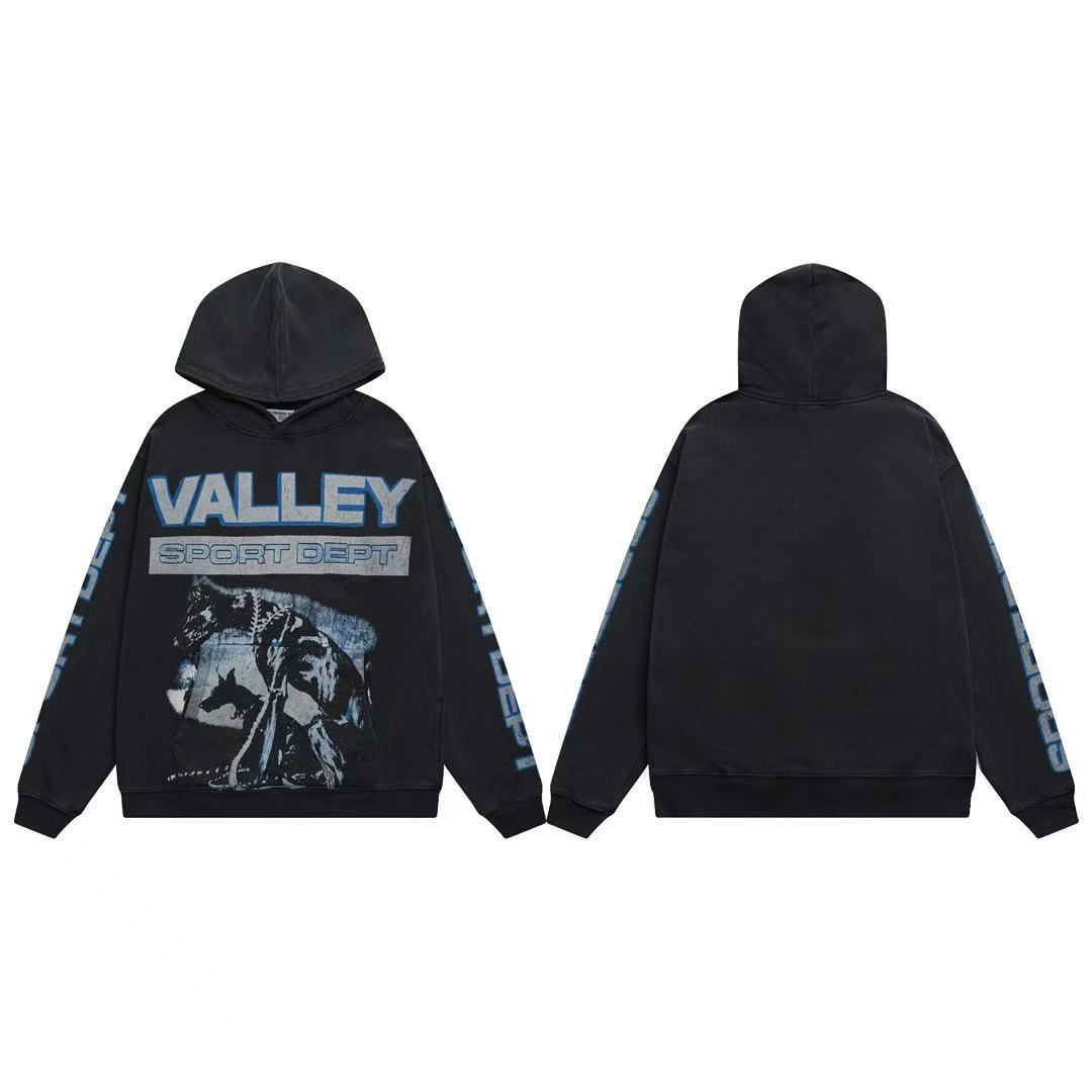 Vale Forever Valley Sport Dept Doberman Graphic Pullover Hoodie