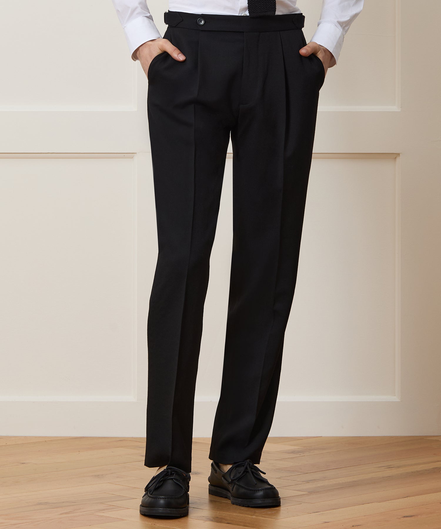 Italian Gabardine Side Tab Trouser