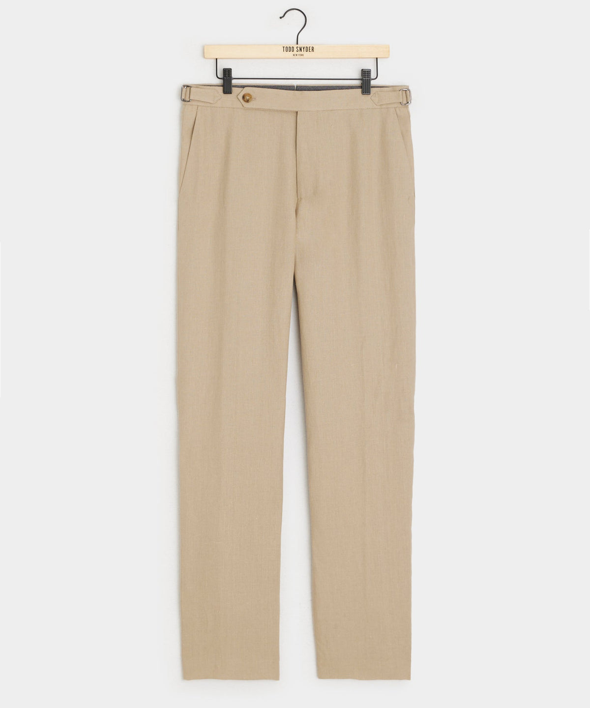 Italian Linen Side Tab Trouser