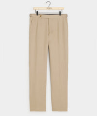 Italian Linen Side Tab Trouser