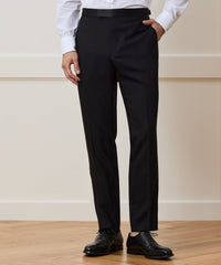 Slim Italian Wool Tuxedo Trouser
