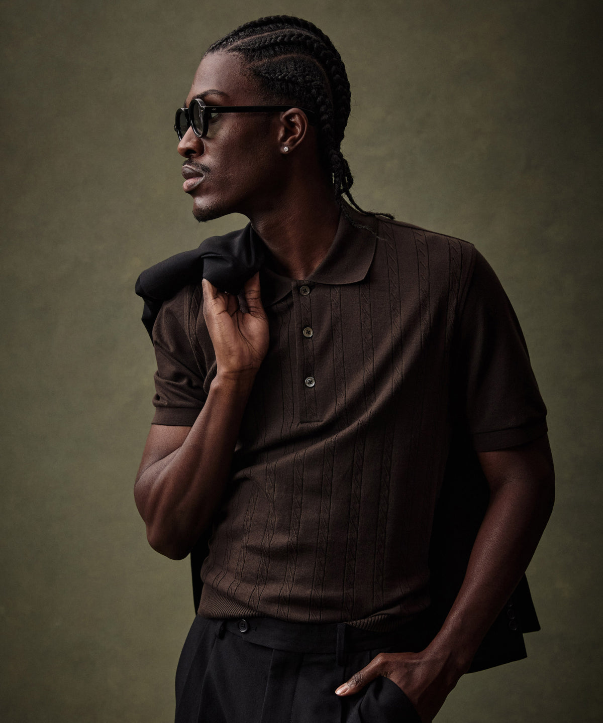 Cotton Cable Polo