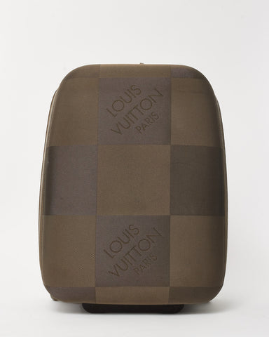 Louis Vuitton Grey/Brown Damier Geant Canvas Conquerant 65 Rolling Luggage