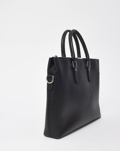 Louis Vuitton Black Taiga Leather Anton Soft 2Way Briefcase