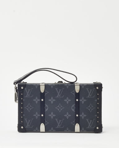 Louis Vuitton Black Monogram Eclipse Wallet Trunk Wristlet