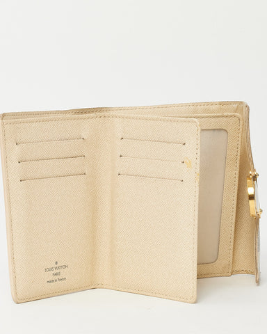Louis Vuitton Damier Azur Coated Canvas Compact Koala Wallet