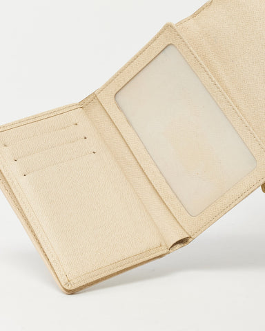 Louis Vuitton Damier Azur Coated Canvas Compact Koala Wallet