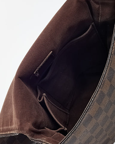 Louis Vuitton Brown Damier Ebene Coated Canvas Brooklyn PM Crossbody Bag