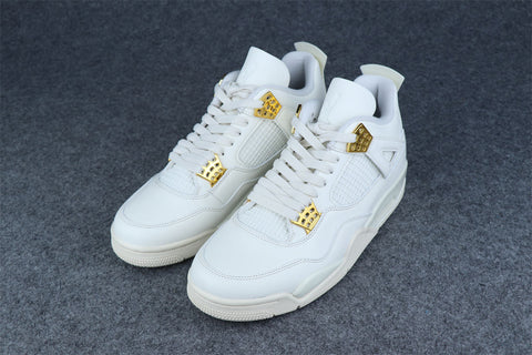 Wmns Air Jordan 4 Retro 'Metallic Gold'