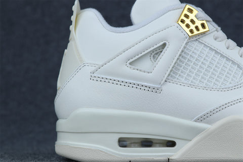 Wmns Air Jordan 4 Retro 'Metallic Gold'