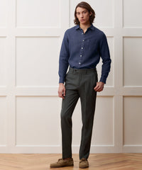 Slim Sea Soft Irish Linen Point Collar Shirt
