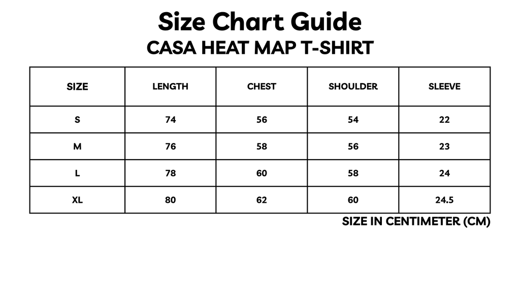 Casa Heat Map T-shirt
