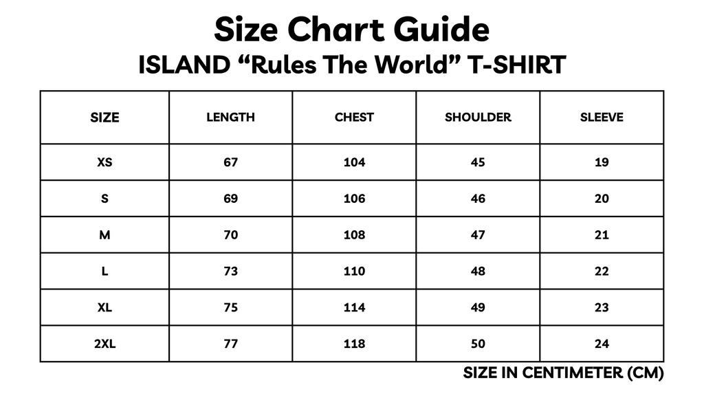 Island "Rules the World" T-Shirt