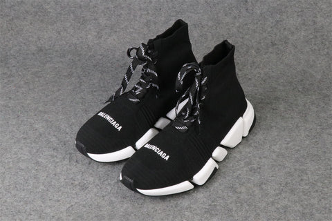 Balenciaga Speed 2.0 Lace-Up Sneaker 'Black White'