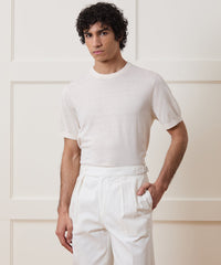Silk-Cashmere Sweater Tee