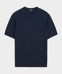 Silk-Cashmere Sweater Tee