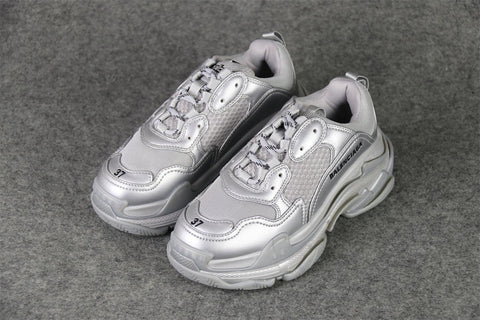 Balenciaga Triple S Sneaker 'Silver Metallic'