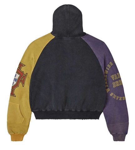 Vale Forever Crest Zip Up Hoodie Black