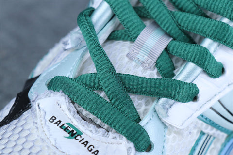 Balenciaga Wmns Runner Sneaker 'Worn-Out - White Green Blue'