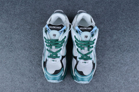 Balenciaga Wmns Runner Sneaker 'Worn-Out - White Green Blue'