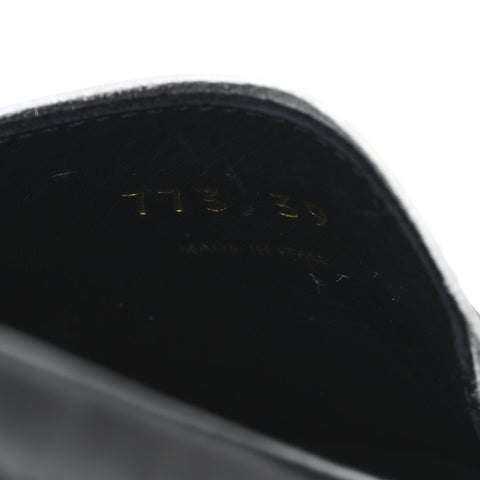 Spazzolato Penny Loafer 39 Black White