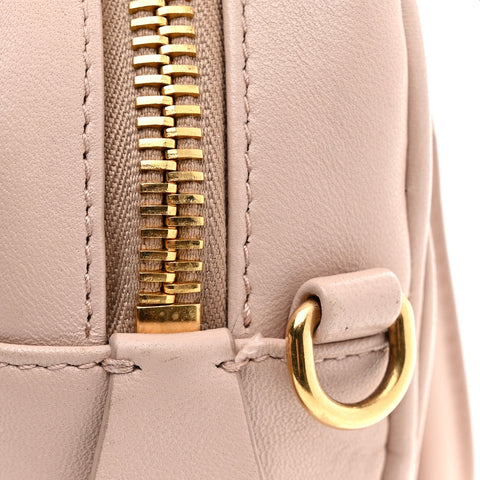 Nappa Matelasse Arcadie Top Handle Bag Cameo Powder Pink