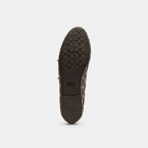 Coach Outlet Double Buckle Mary Jane In Signature Jacquard