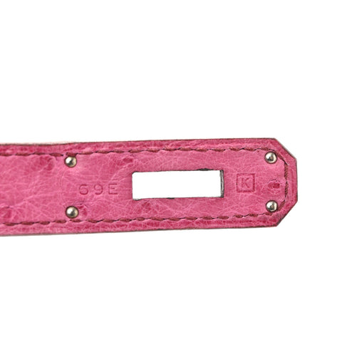 Ostrich Birkin 35 Fuchsia
