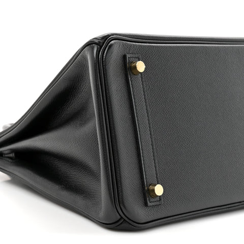 Epsom Birkin 30 Black
