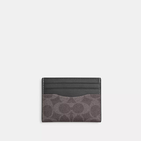 Coach Outlet Slim Id Card Case In Signature Canvas